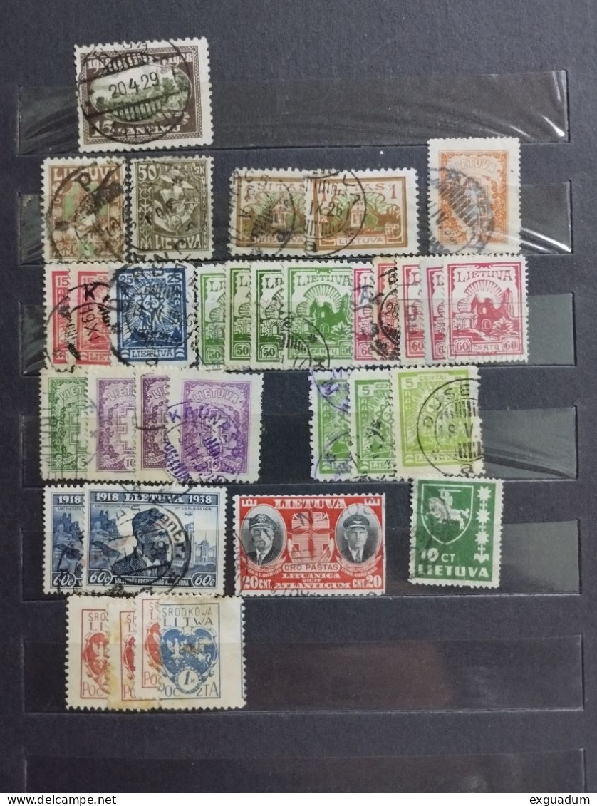 Lot Of Stamps From Russia And The Baltic States, Mongolia - Collections