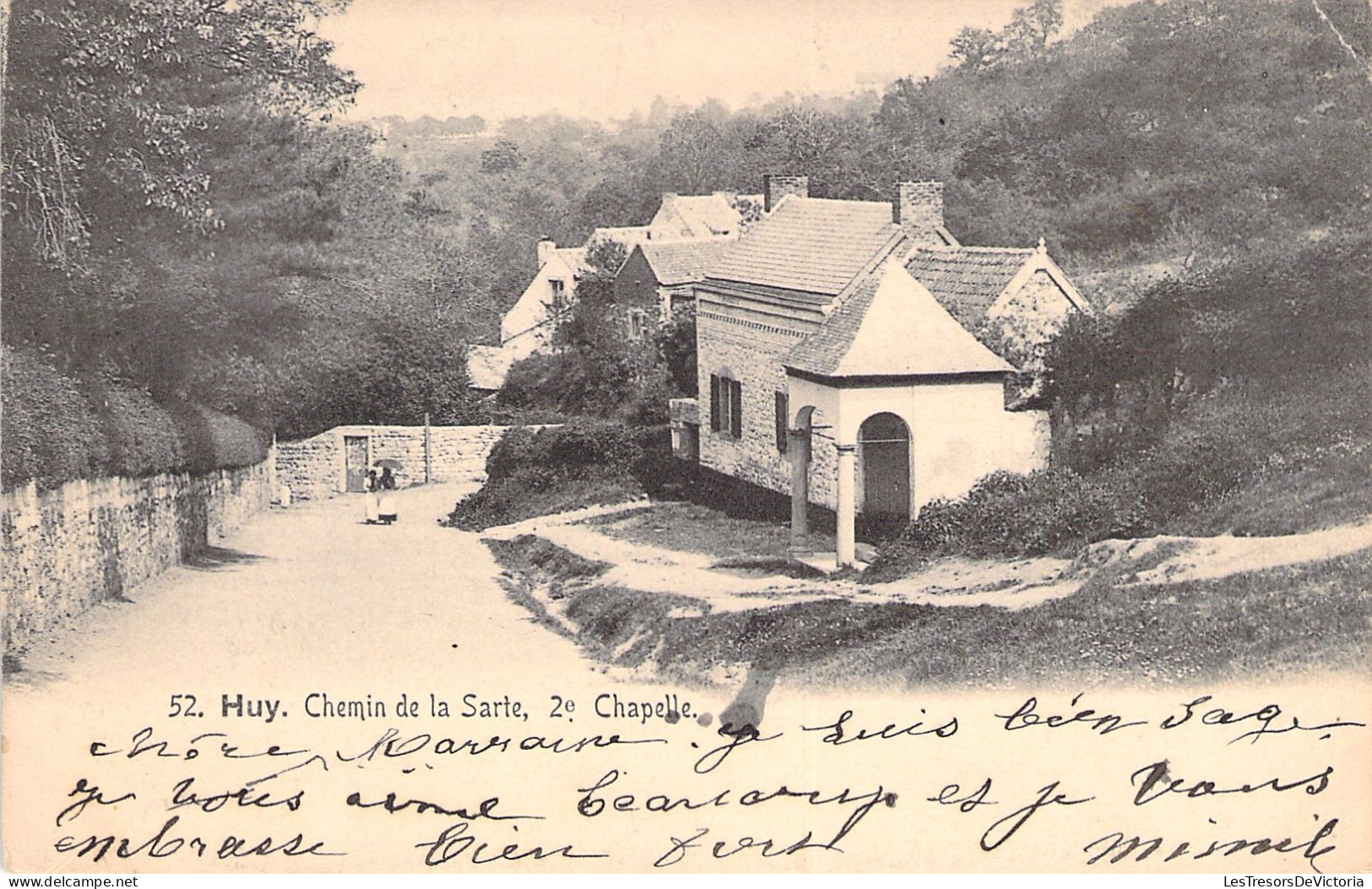 BELGIQUE - Huy - Chemin De La Sarte 2e - Chapelle - Carte Postale Ancienne - Hoei