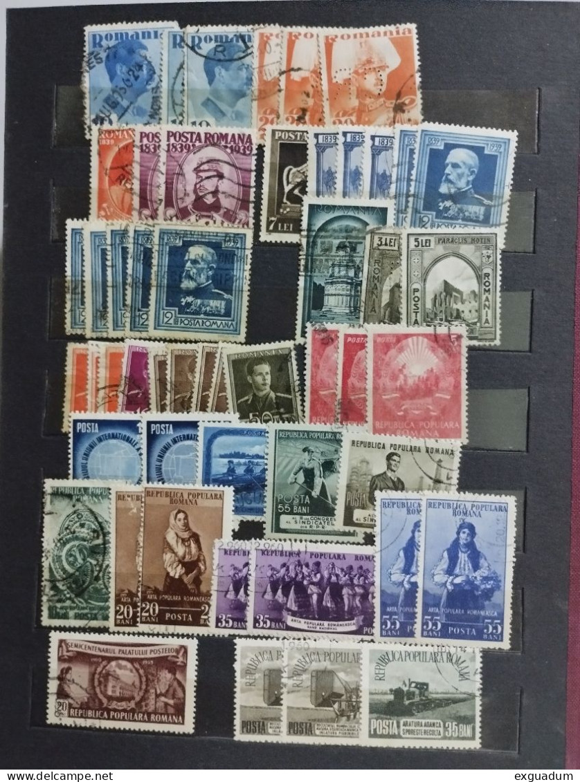 Lot of stamps from Romania