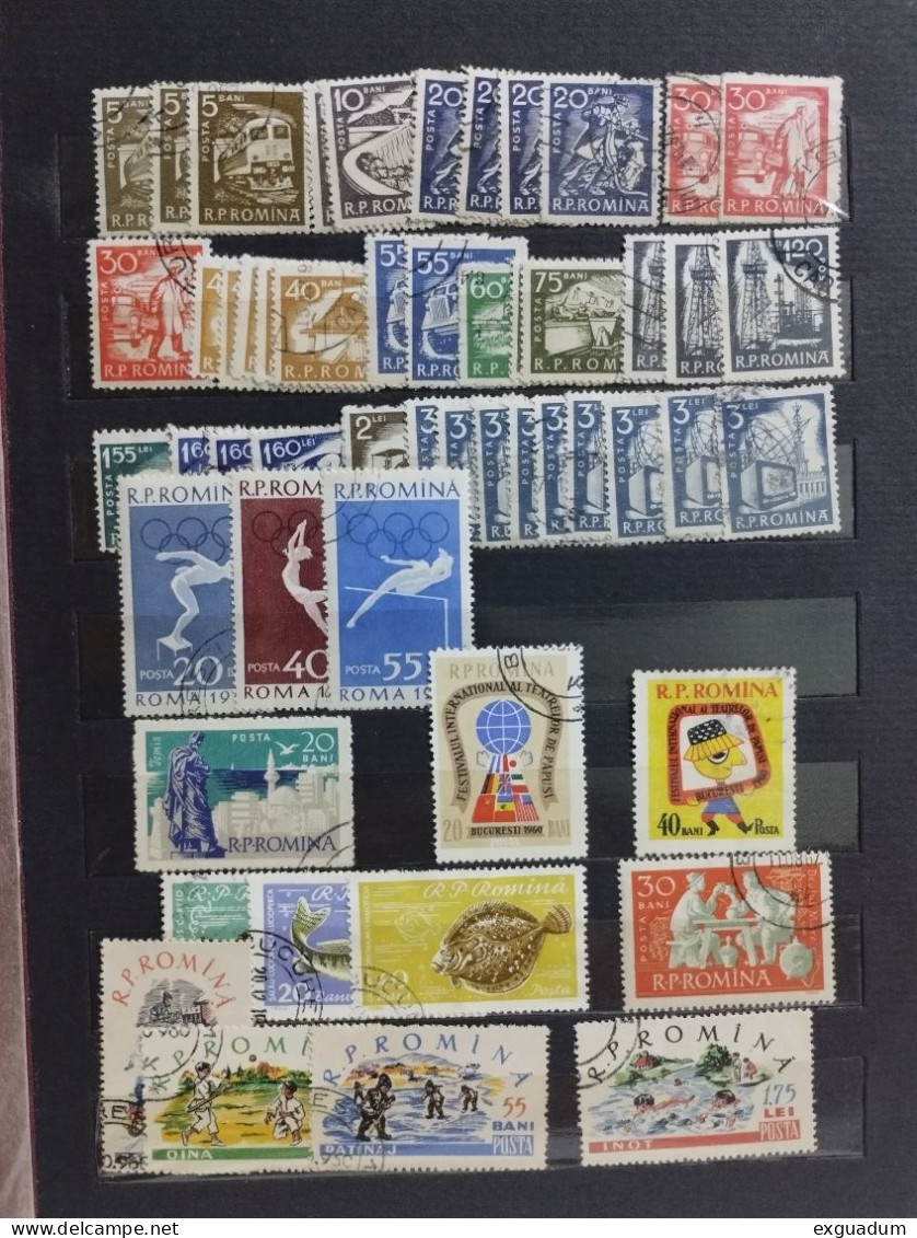 Lot of stamps from Romania