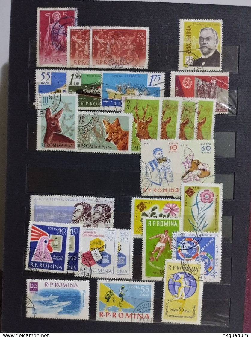 Lot of stamps from Romania