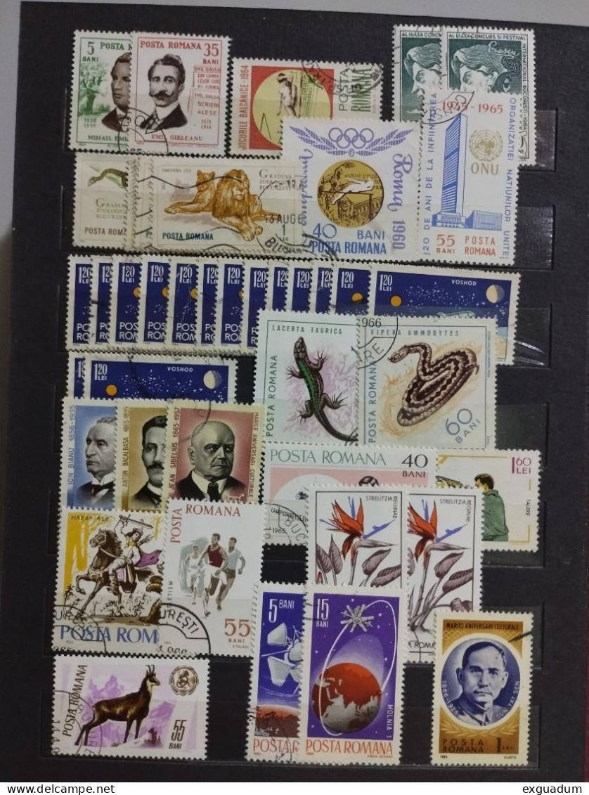 Lot of stamps from Romania