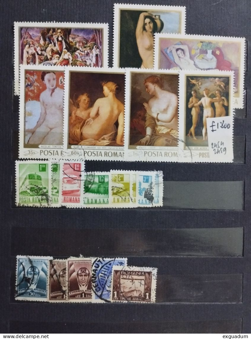 Lot of stamps from Romania