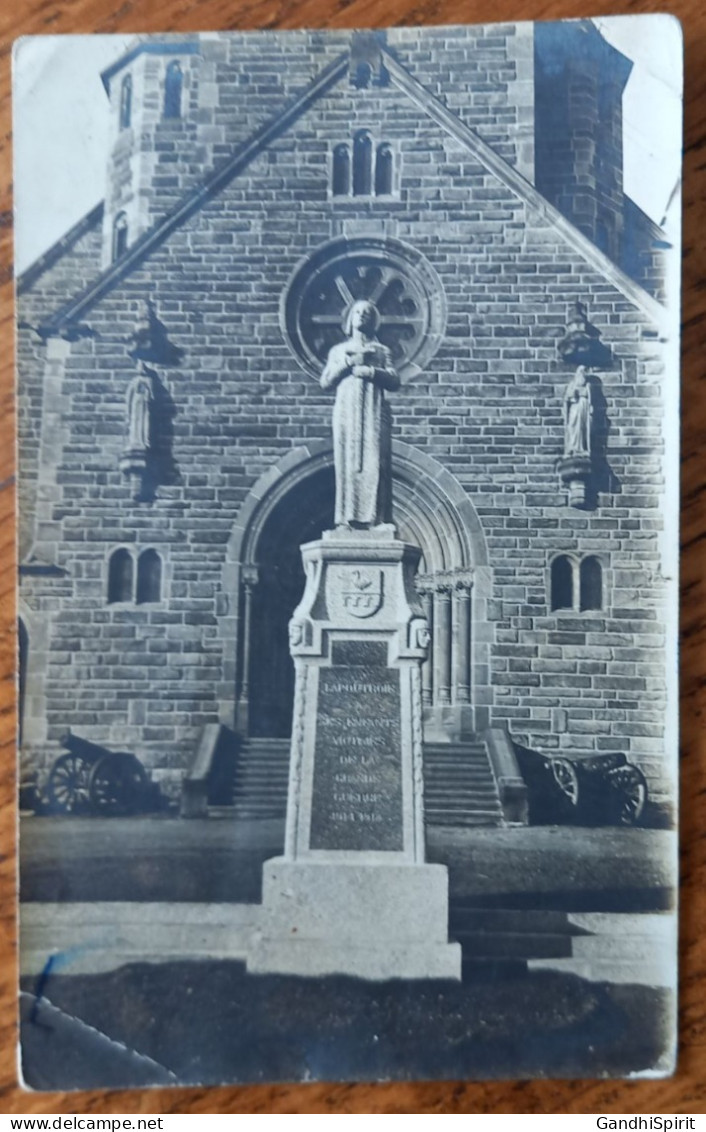 Lapoutroie - Le Monument A Ses Enfants Victime De La Guerre - Carte Photo A. Miclo - Cassure Coin Bas Gauche - Lapoutroie