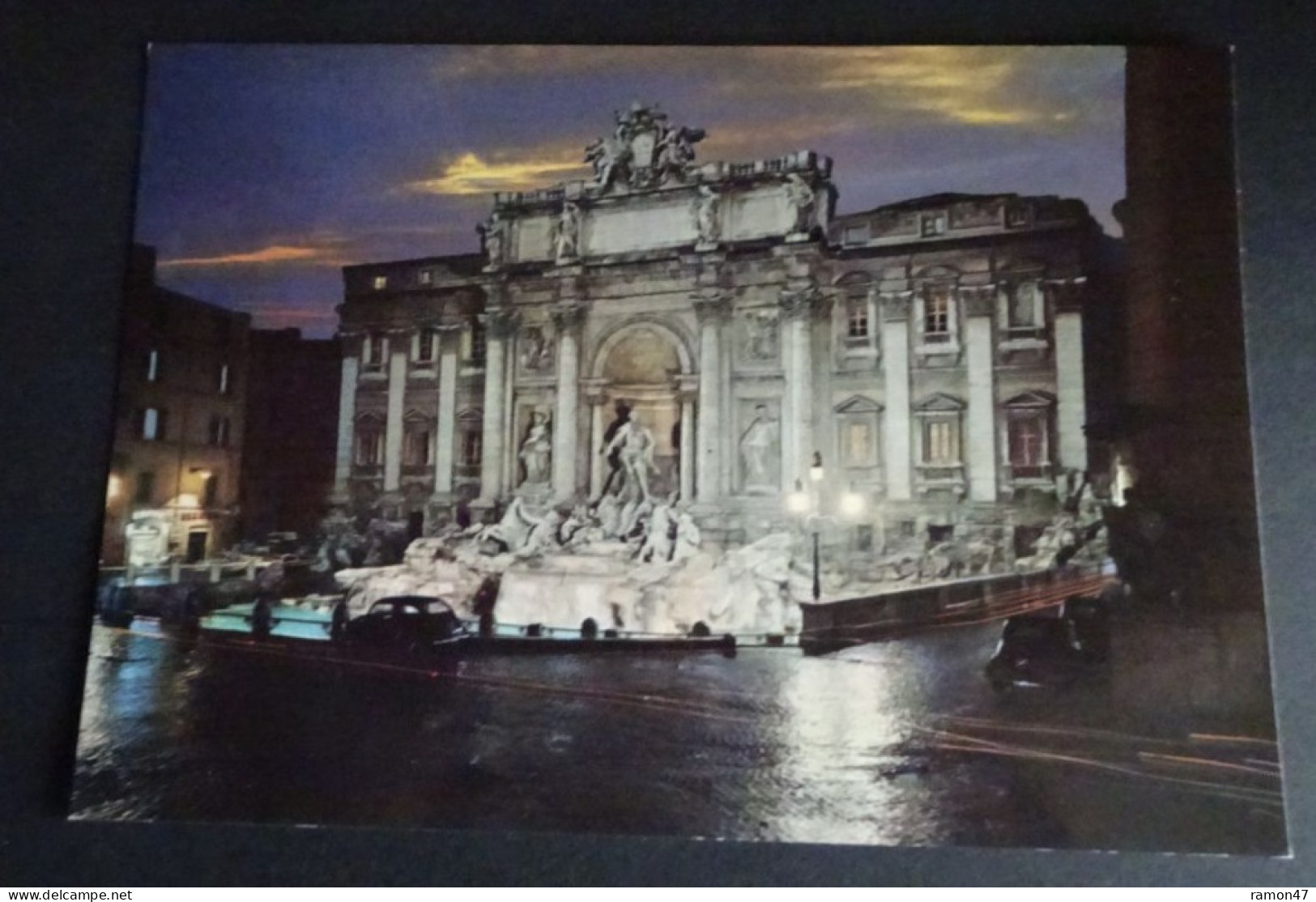 Roma - Fontana Di Trevi - Notturno - Plurigraf Terni - # 251 - Fontana Di Trevi