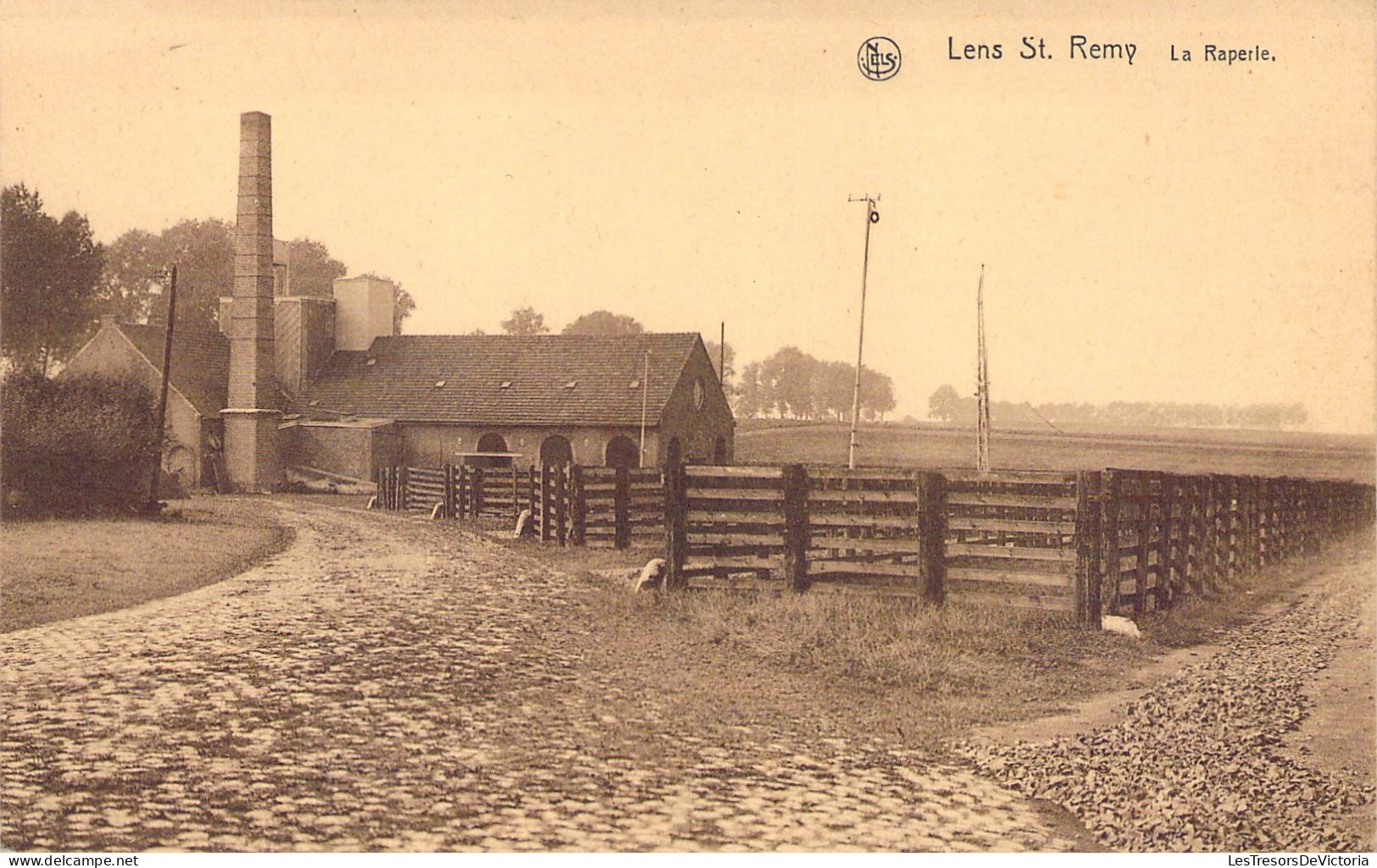 BELGIQUE - Lens St Remy - La Raperie - Nels - Carte Postale Ancienne - Andere & Zonder Classificatie