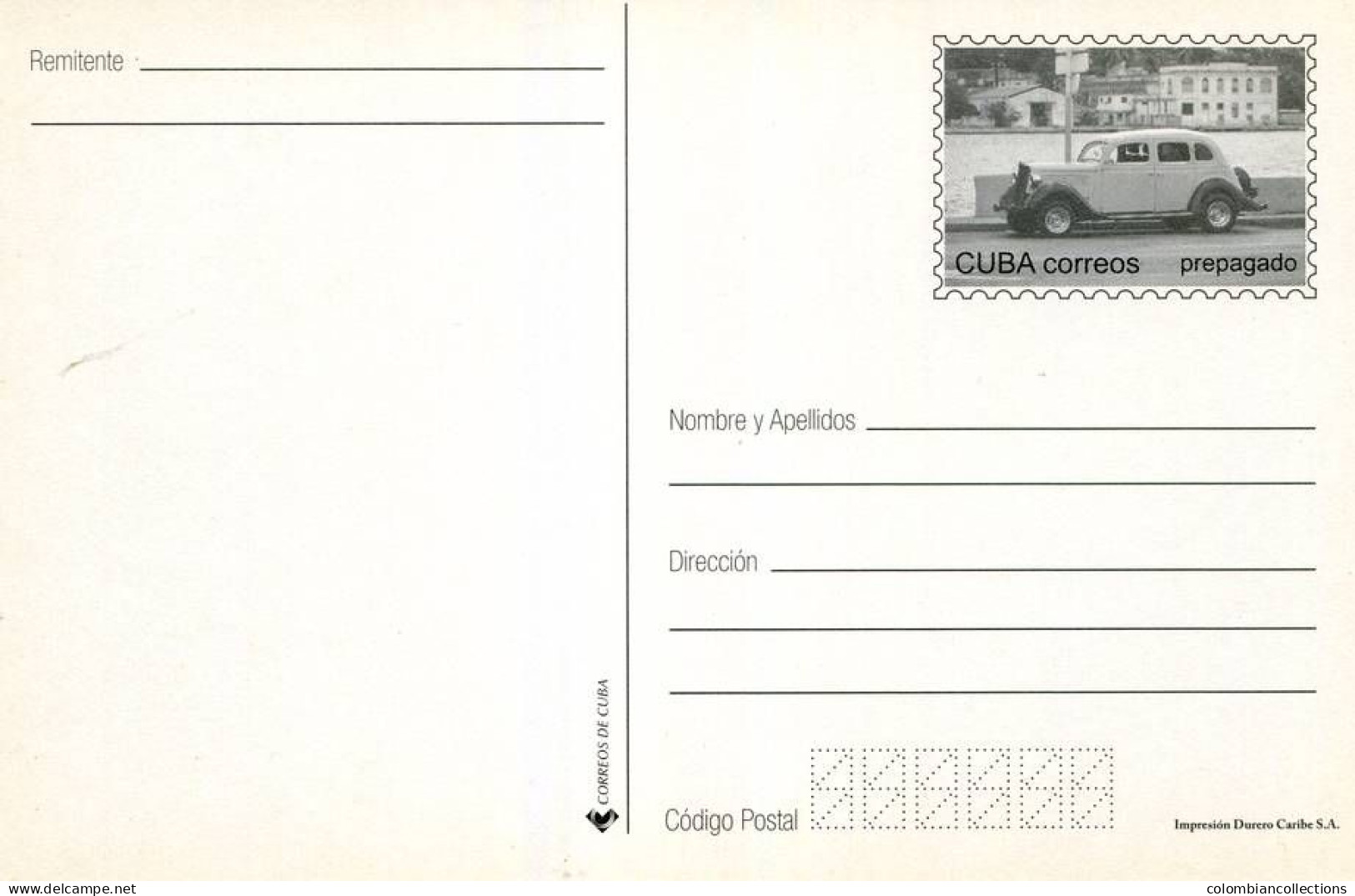 Lote PEP1514, Cuba, Entero Postal, Stationery, Feliz Dia Papa, 1-10, Father's Day, Old Car, Child - Maximum Cards