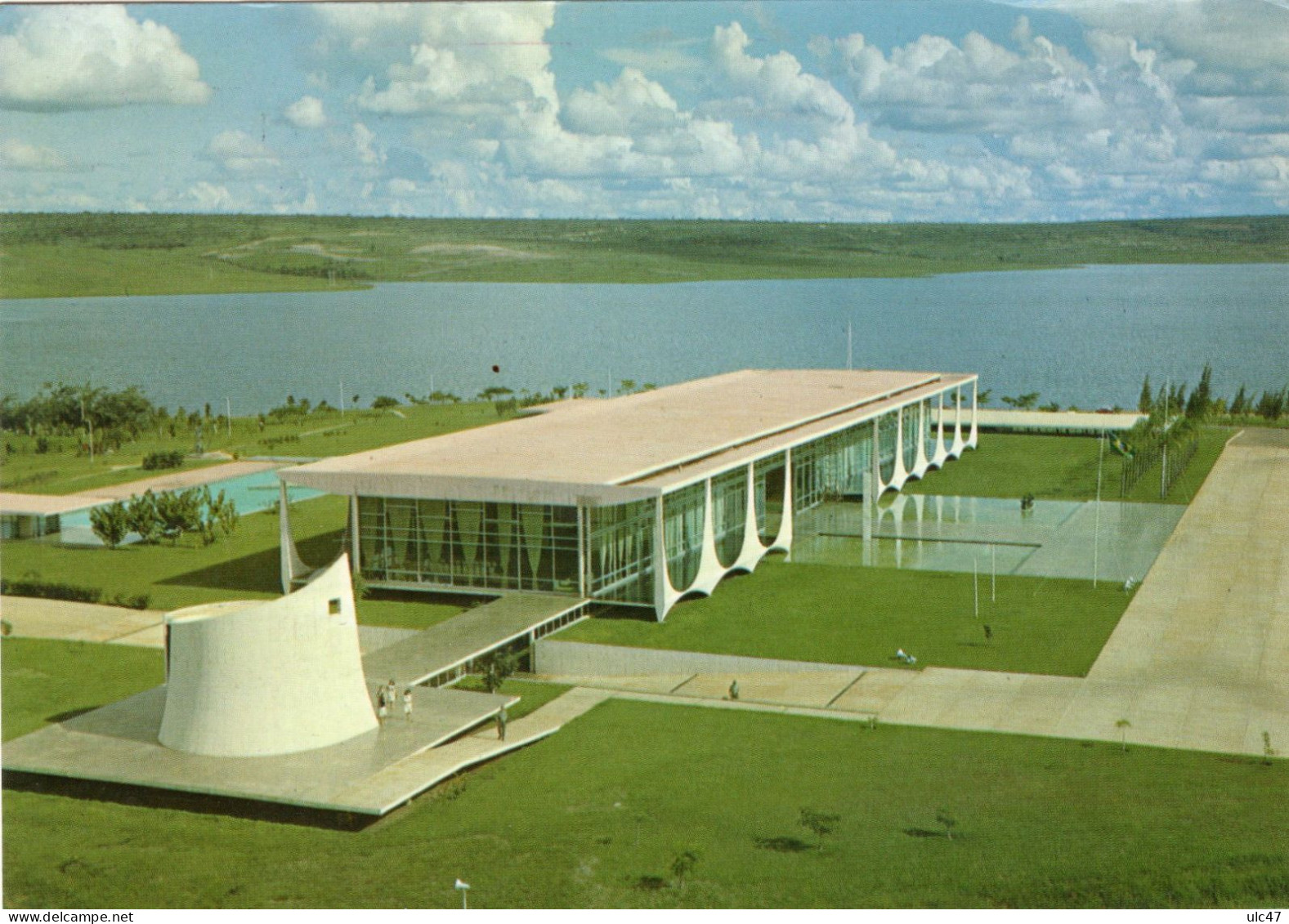 - BRASILIA. - PALACIO DA ALVARADA  - Scan Verso - - Brasilia