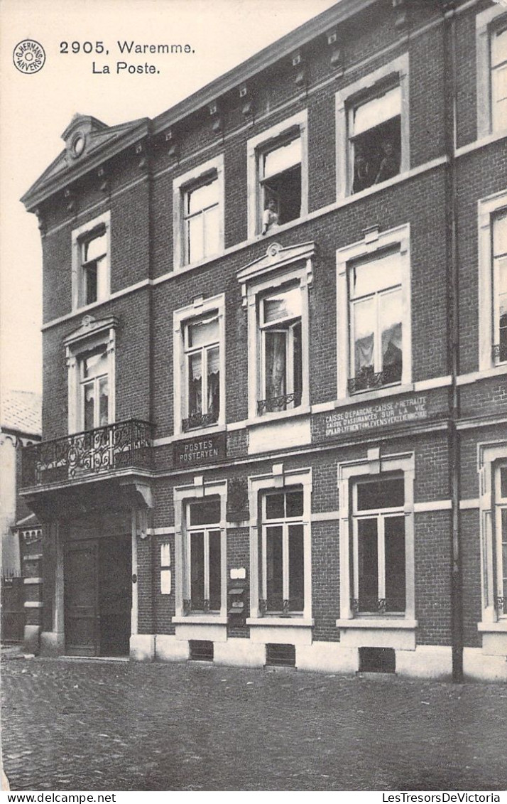 BELGIQUE - Waremme - La Poste -  - Carte Postale Ancienne - Waremme