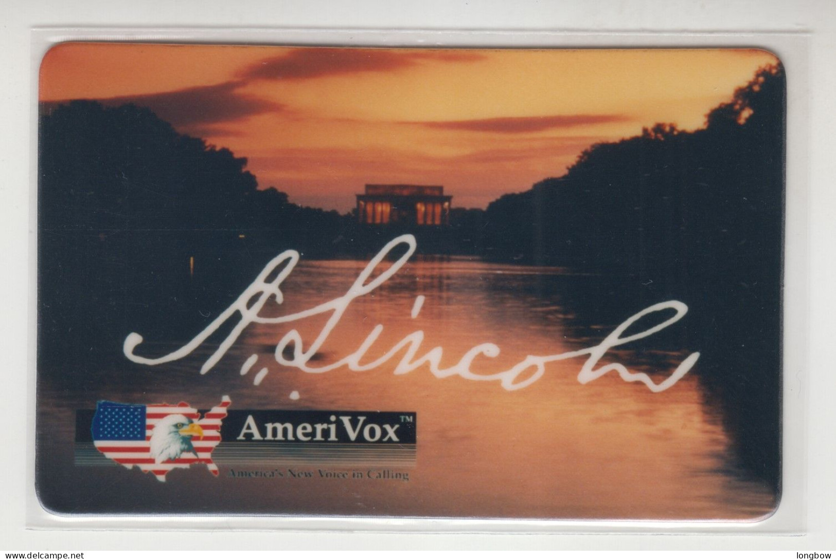AmeriVox U.S. Monument Series 1993 , Lincoln Memorial , 5000ex. - Amerivox