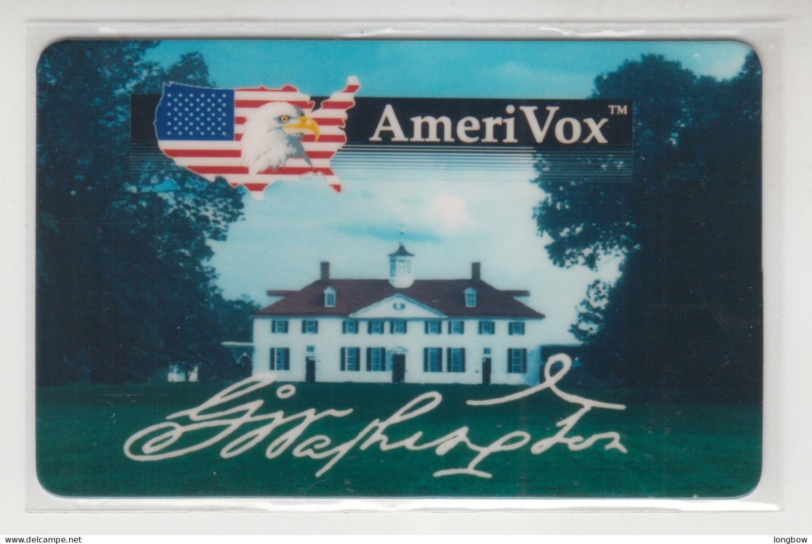 AmeriVox U.S. Monument Series 1993 , Mount Vernon , 5000ex. - Amerivox