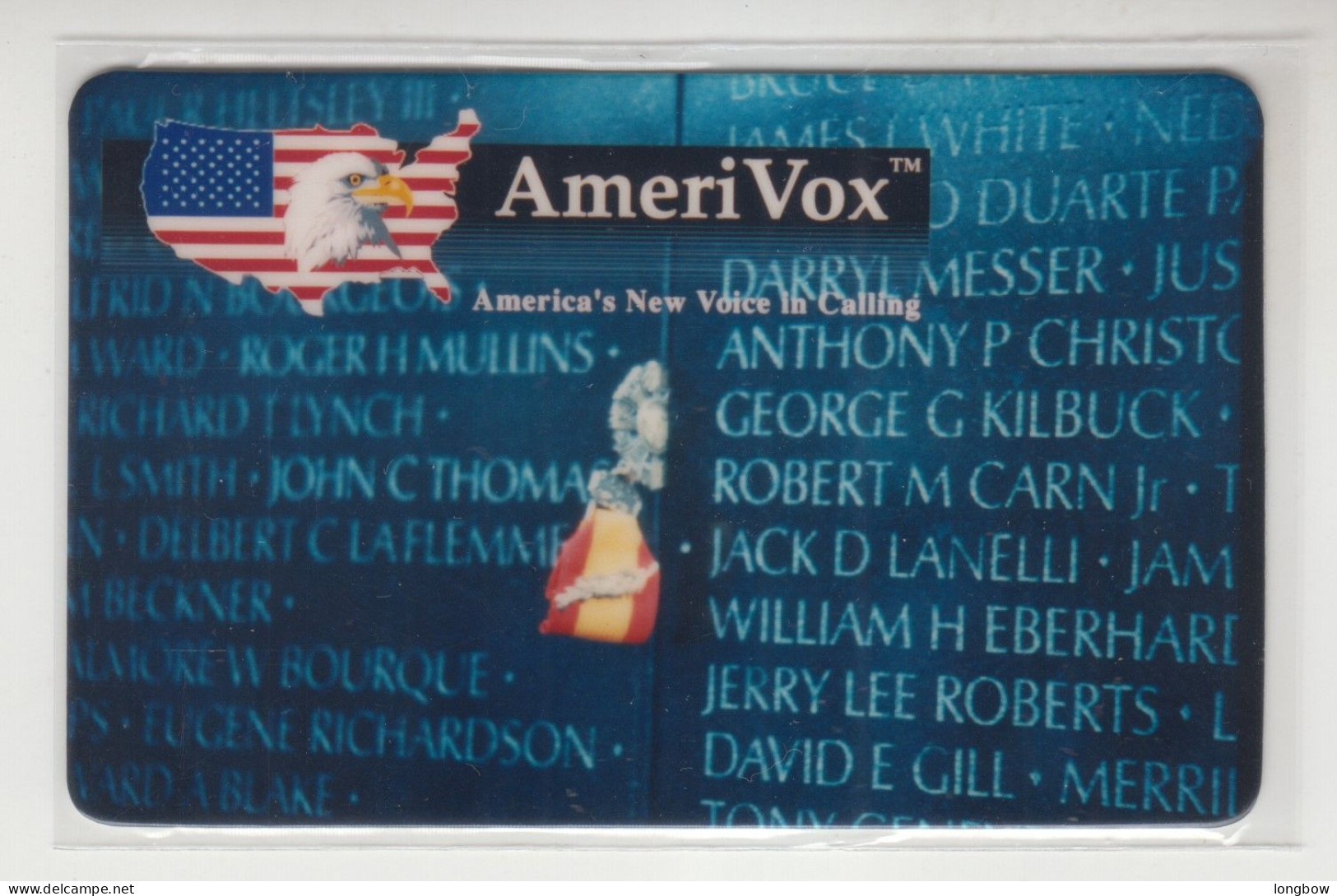 AmeriVox U.S. Monument Series 1993 , Vietnam War Memorial Wall , 5000ex. - Amerivox