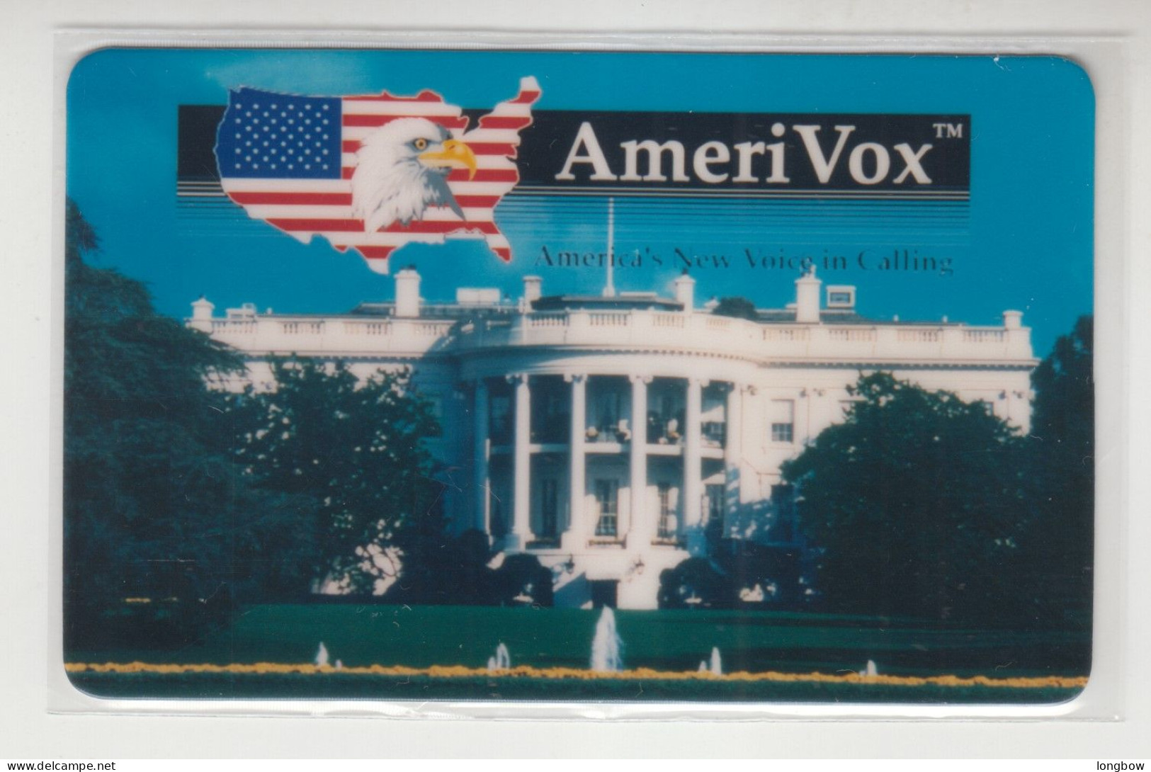 AmeriVox U.S. Monument Series 1993 , White House , 5000ex. - Amerivox