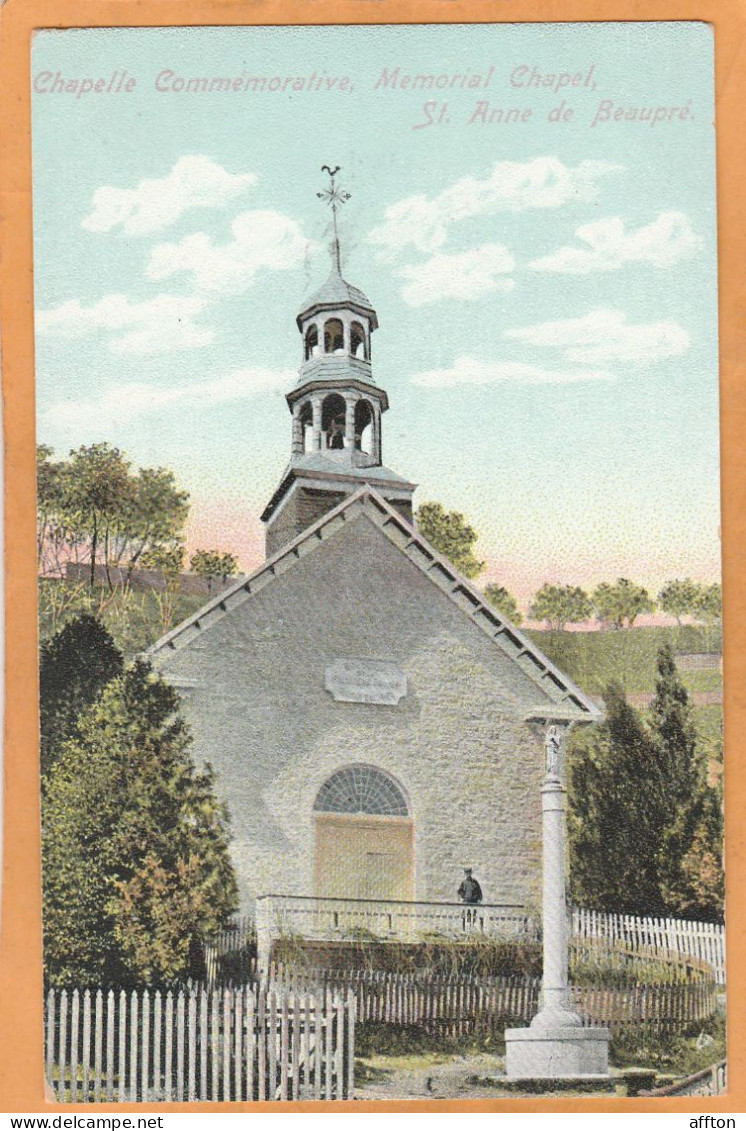 Ste. Anne De Beaupre Quebec Canada Old Postcard - Ste. Anne De Beaupré