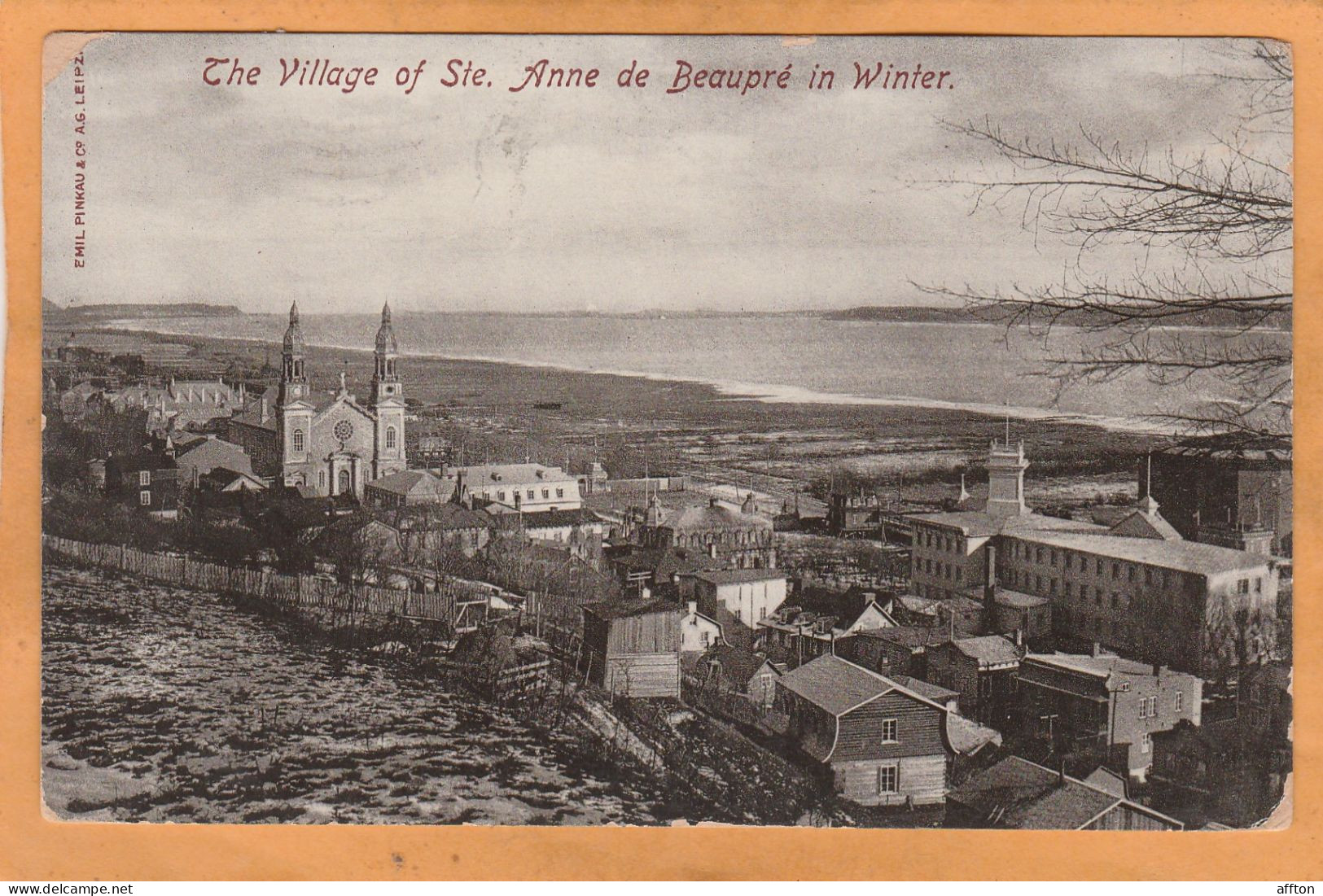 Ste. Anne De Beaupre Quebec Canada Old Postcard - Ste. Anne De Beaupré