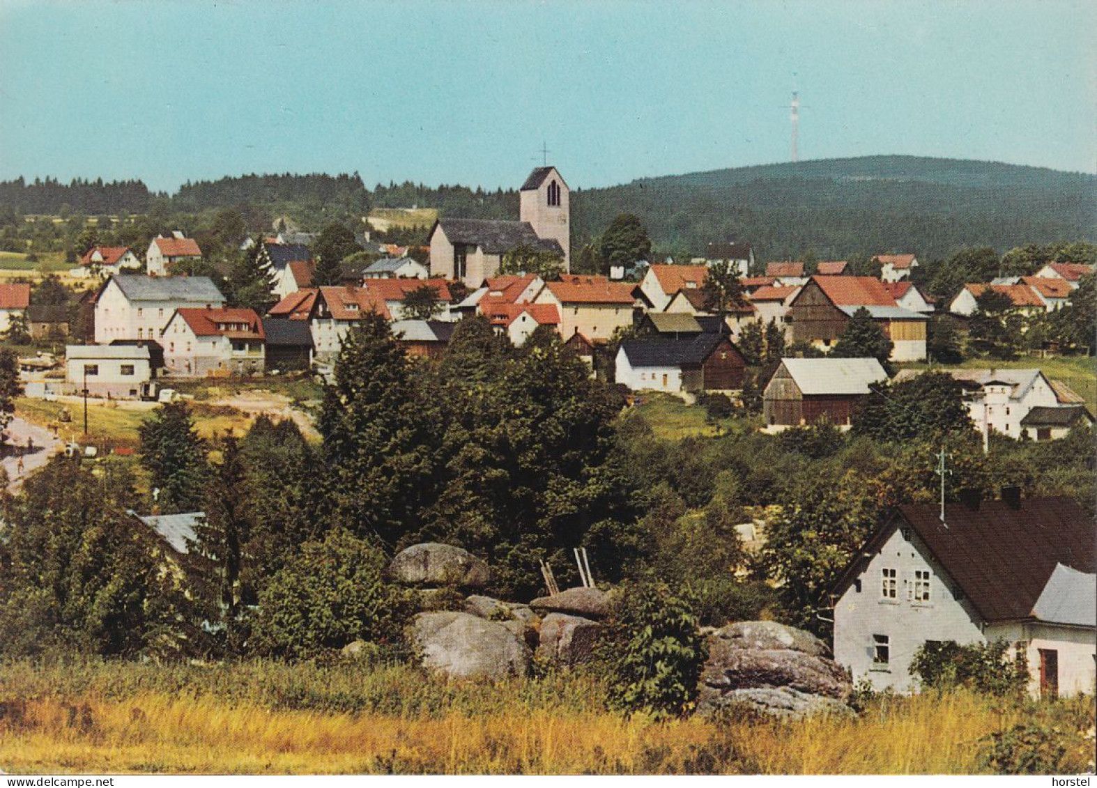 D-95686 Fichtelberg - Ortsteil Neubau - Alte Ansicht Mit Sendeturm - Marktredwitz