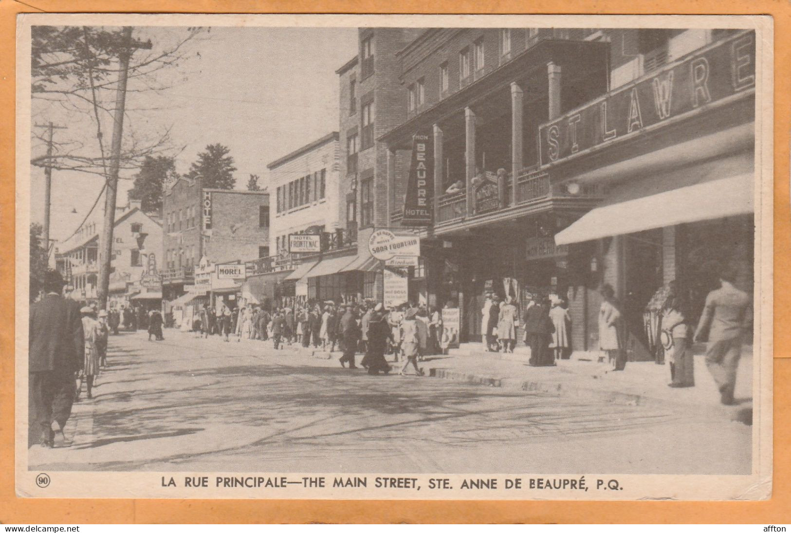 Ste. Anne De Beaupre Quebec Canada Old Postcard - Ste. Anne De Beaupré