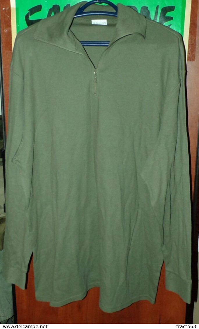 CHEMISE MILITAIRE F1 DE L'ARMEE FRANCAISE ,Taille 120 SOIT XXL EN CIVIL,NEUF AVEC MANCHES LONGUES , AUTRES TAILLES DISPO - Equipement