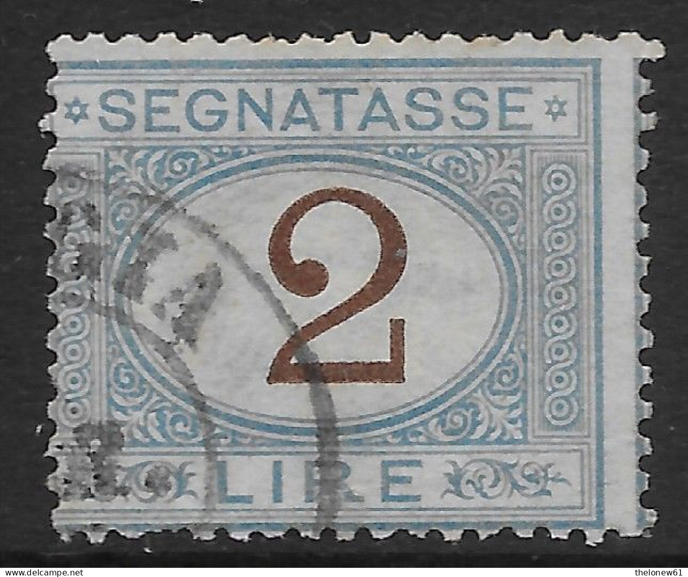 Italia Italy 1870 Regno Segnatasse L2 Sa N.S12 US - Taxe