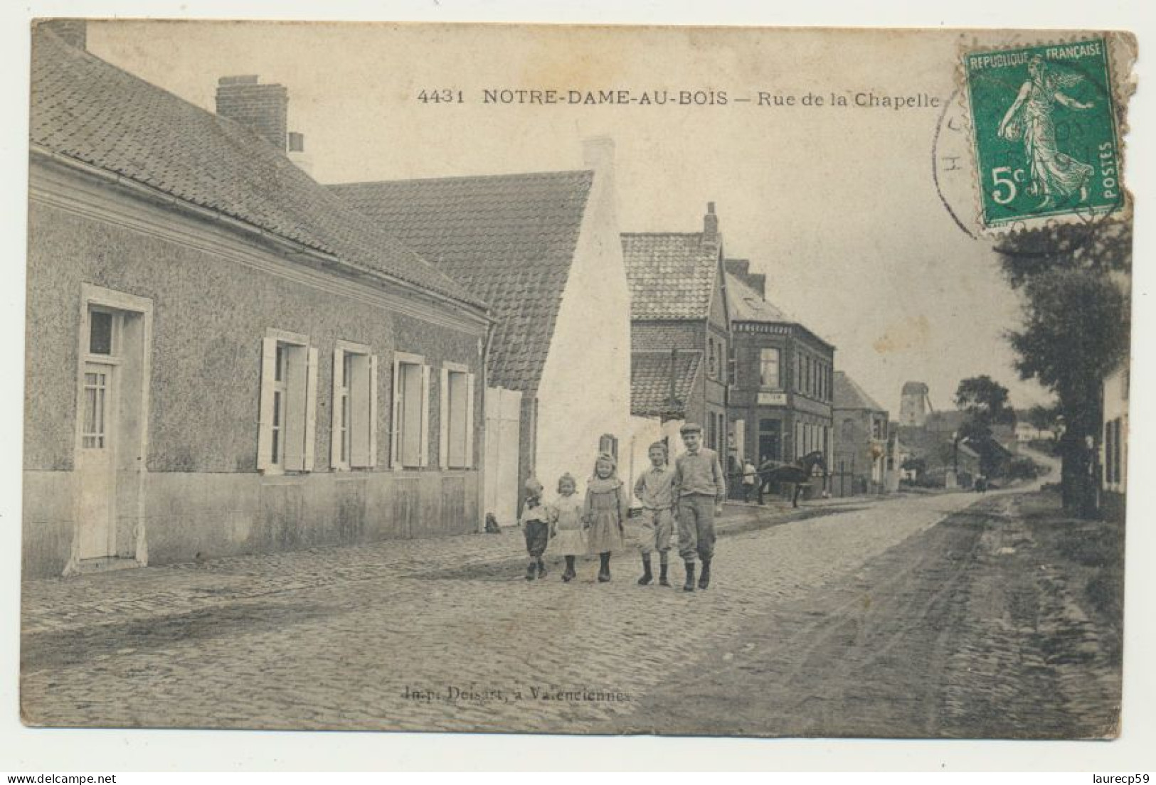 NOTRE DAME AU BOIS - Rue De La Chapelle - Animée Enfants - Attelage Cheval - Overijse