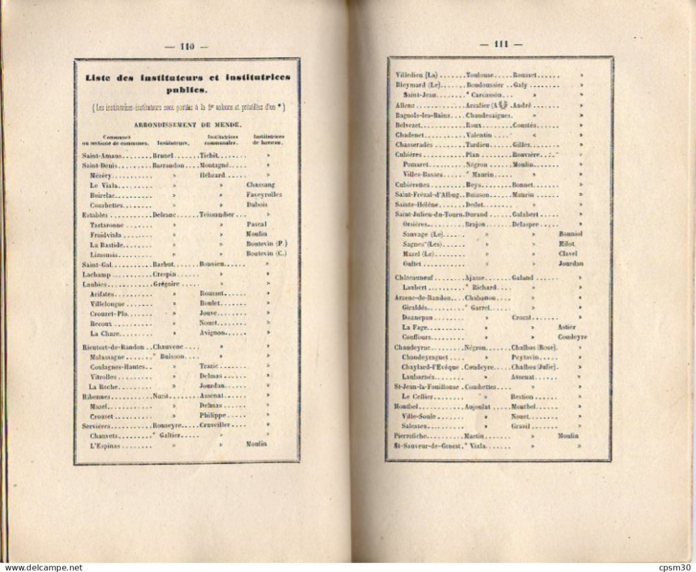 ANNUAIRE - 48 - Département Lozère - Année 1870, Administratif Statistique Historique Et Agricole - Directorios Telefónicos