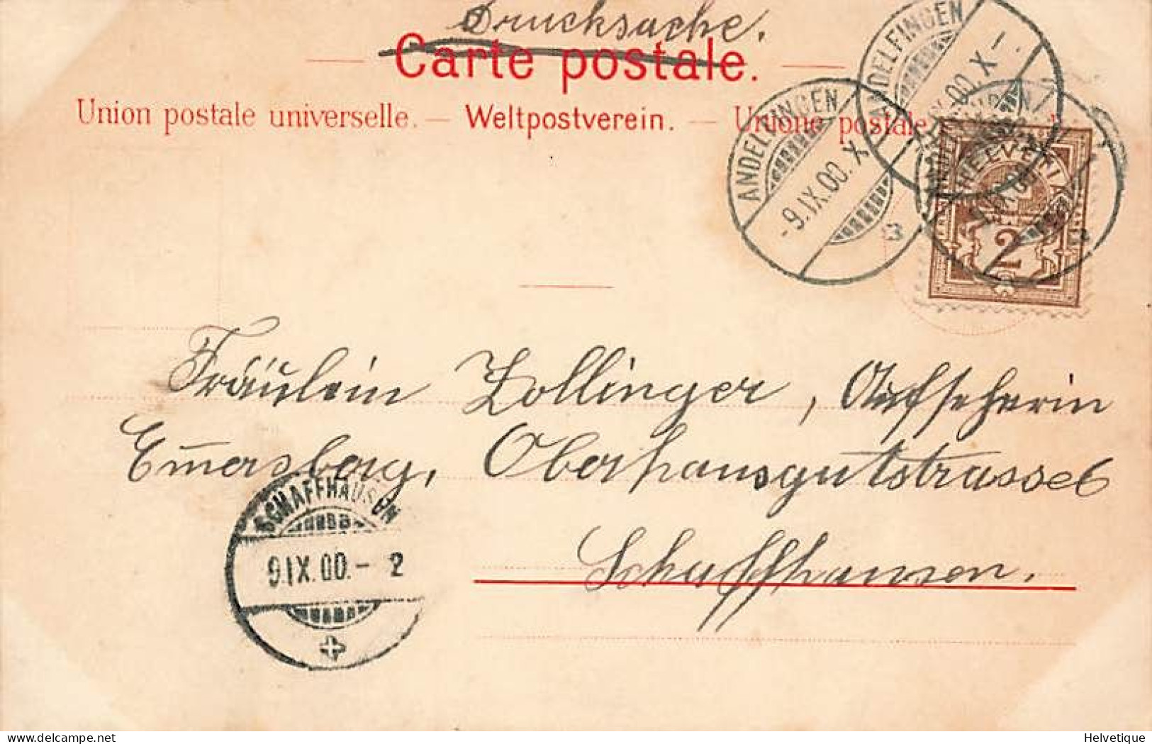 Timbres Poste Suisses Schweizer Briefmarken 1900 Rayon 5 RP Poste De Genève Orts Post - Briefmarken (Abbildungen)