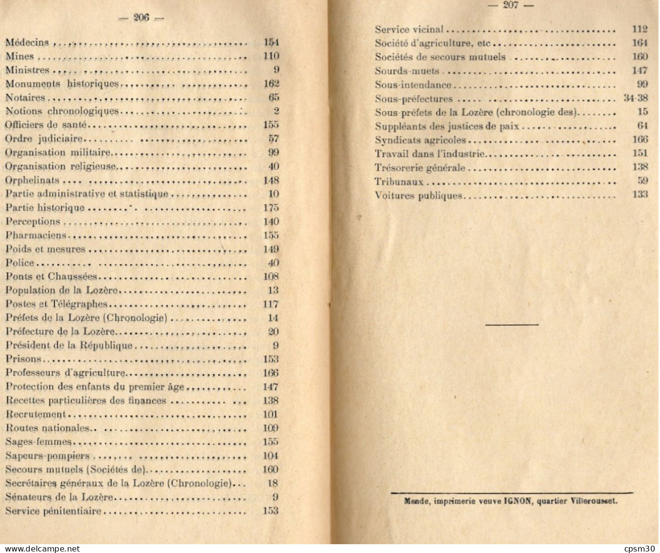 ANNUAIRE - 48 - LOZÈRE - Administratif Statistique Historique Et Agricole 1901 - Telephone Directories