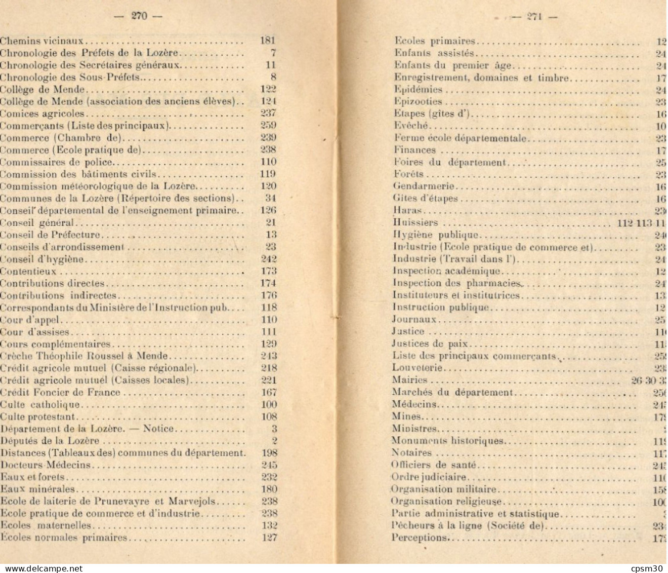 ANNUAIRE - 48 - LOZÈRE - Administratif Statistique Historique Et Agricole 1906 - Telephone Directories