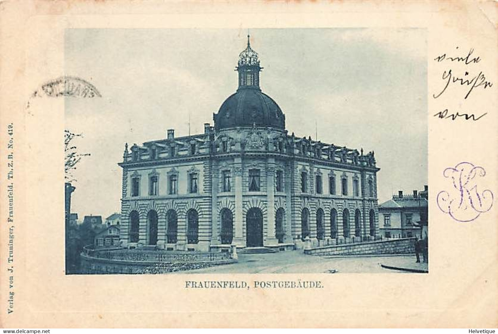 Frauenfeld Postgebäude 1899 - Frauenfeld