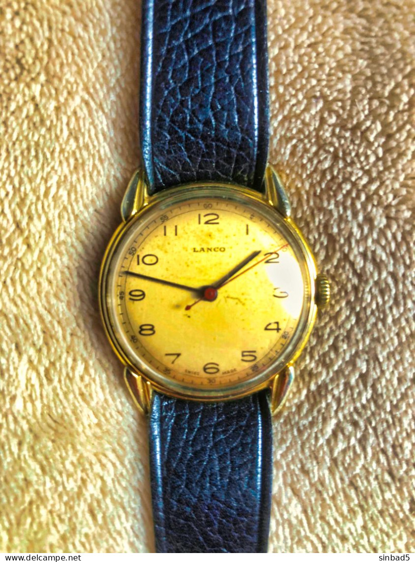 Montre Vintage LANCO Remontage Manuel - Relojes Ancianos