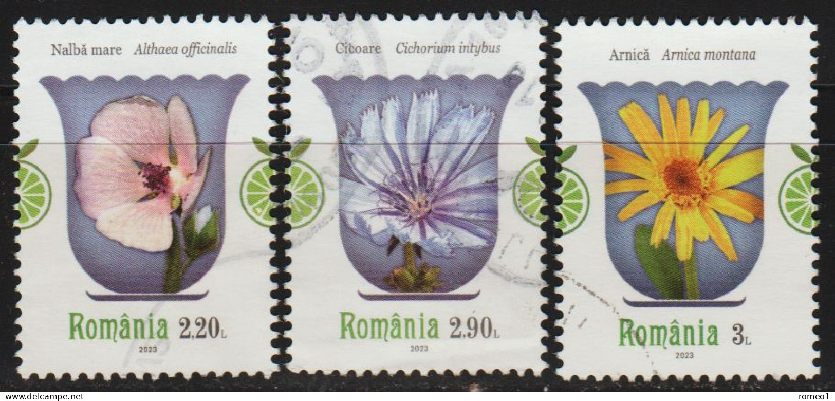 2023: Rumänien Mi.Nr. ???? Gest. / Roumanie Y&T No. 6960, 6962 + 6963 Obl. (d033) - Used Stamps