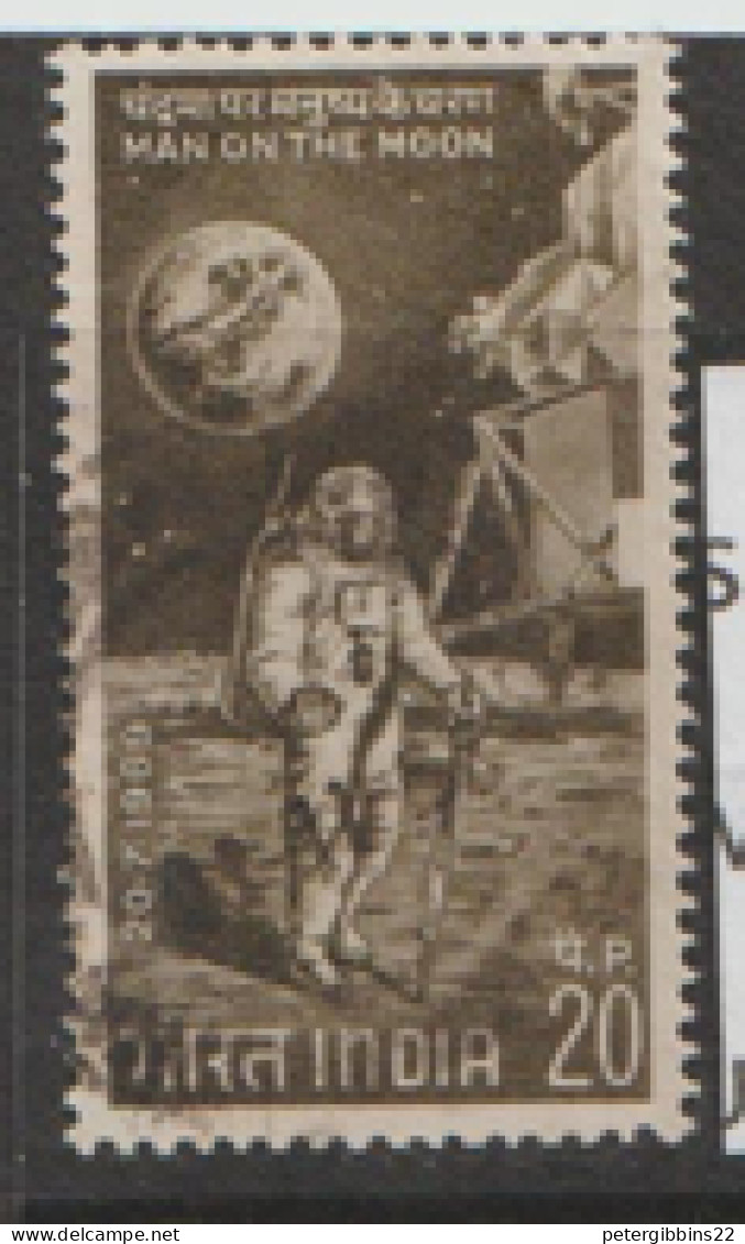 India  1969   SG  601  Man On The Moon   Fine Used - Gebruikt