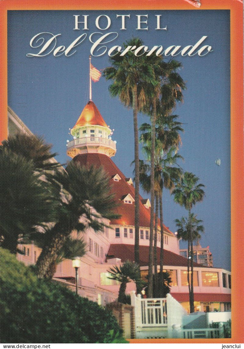 CPM.  HOTEL DEL COLORADO  .  CARTE AFFR AU VERSO LE 29 JUN 2002  .  2 SCANNES - San Diego