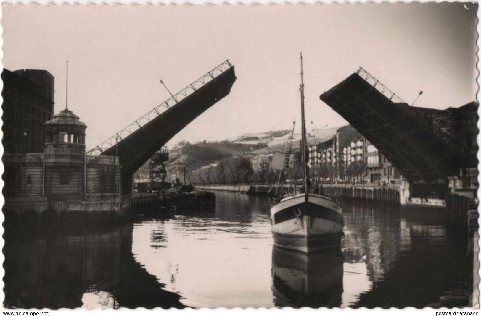 Bilbao - Ria Y Puente Del General Mola - & Boat - Vizcaya (Bilbao)