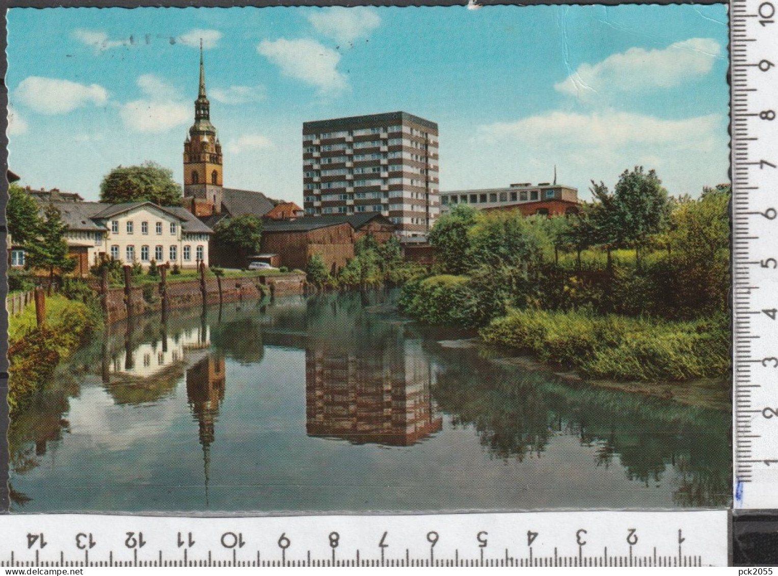 Itzehoe Stör Mit Kirche Und Hochhaus Gelaufen 1973 (AK 280 ) Günstige Versandkosten - Itzehoe