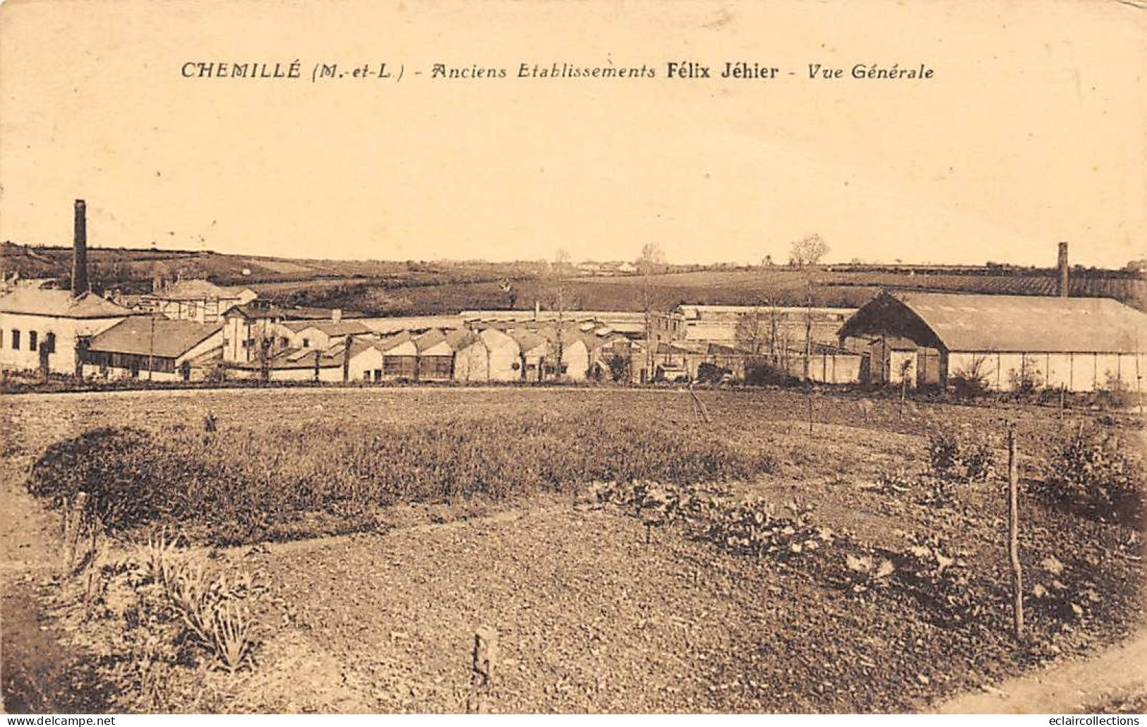 Chemillé      49           Anciens Etablissements  Félix Jéhier       (voir Scan) - Chemille