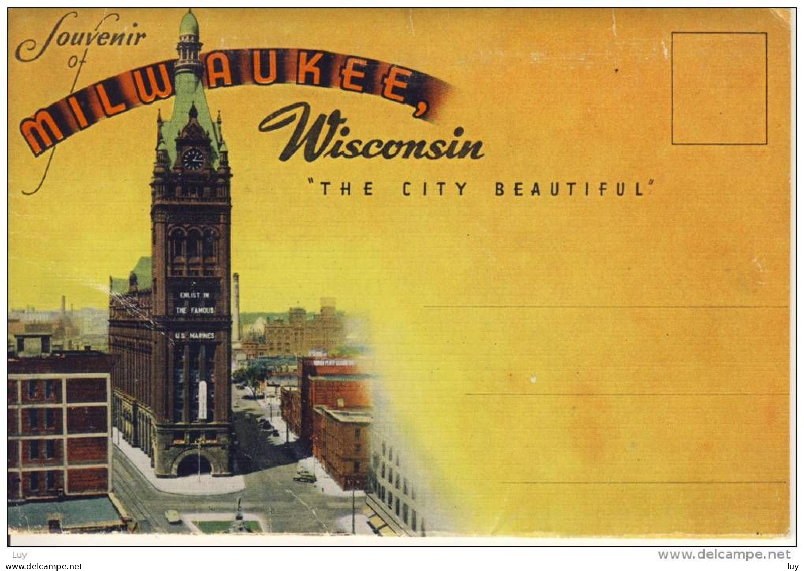 MILWAUKEE, Wisconsin, Souvenir Folder,  18  Different Views,  Unused - Milwaukee