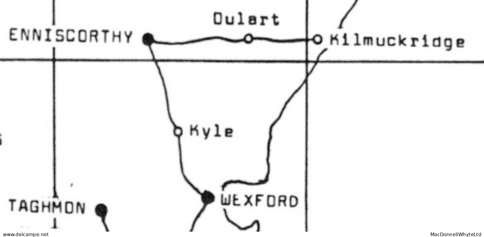 Ireland Wexford Free 1832 Free Front Wolverhampton To Kyle With ENNISCORTHY/PENNY POST And Crowned FREE DUBLIN - Prefilatelia