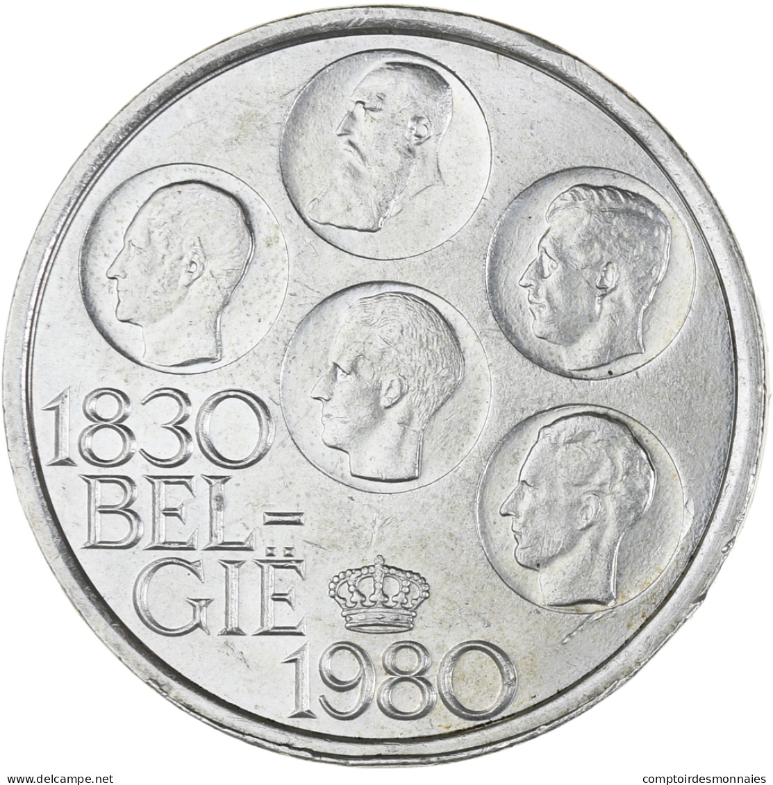 Monnaie, Belgique, 500 Francs, 500 Frank, 1980, Bruxelles, TTB+, Silver Clad - 500 Frank