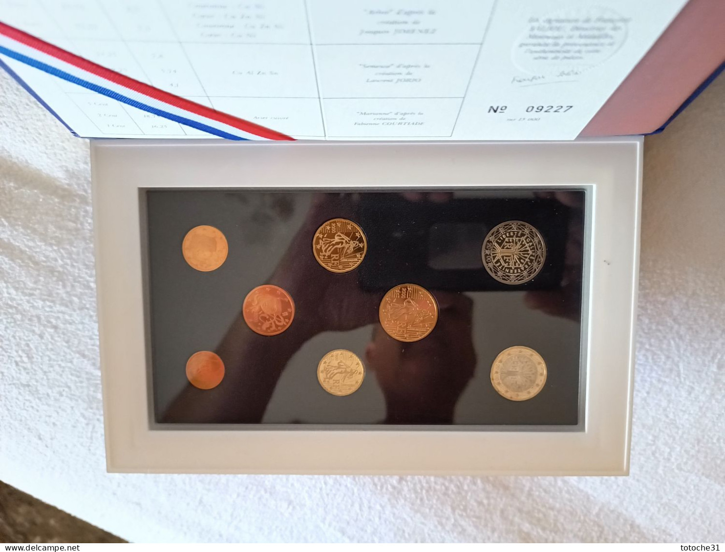 France Monnaies Belle épreuve Euros Complète 2000 - Collections