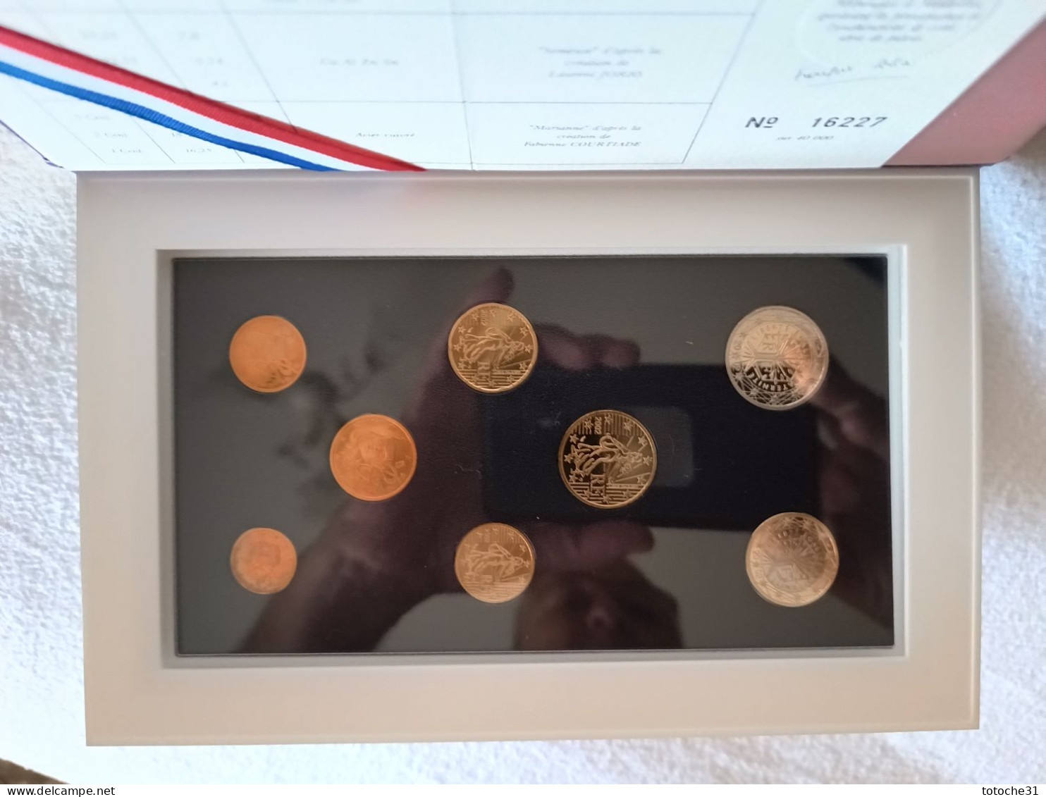 France Monnaies Belle épreuve Euros Complète 2002 - Collections