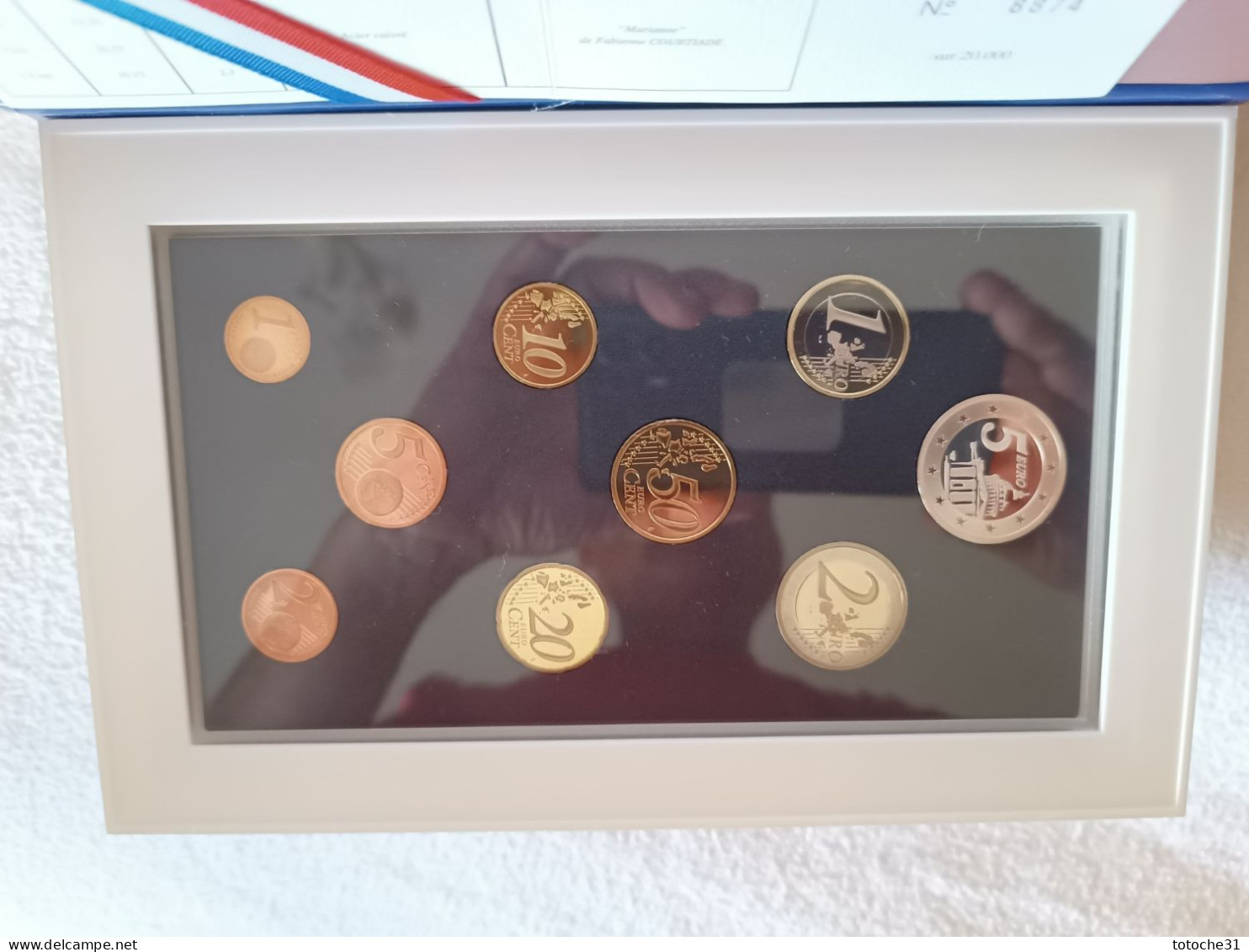 France Monnaies Belle épreuve Euros Complète 2004 - Collections