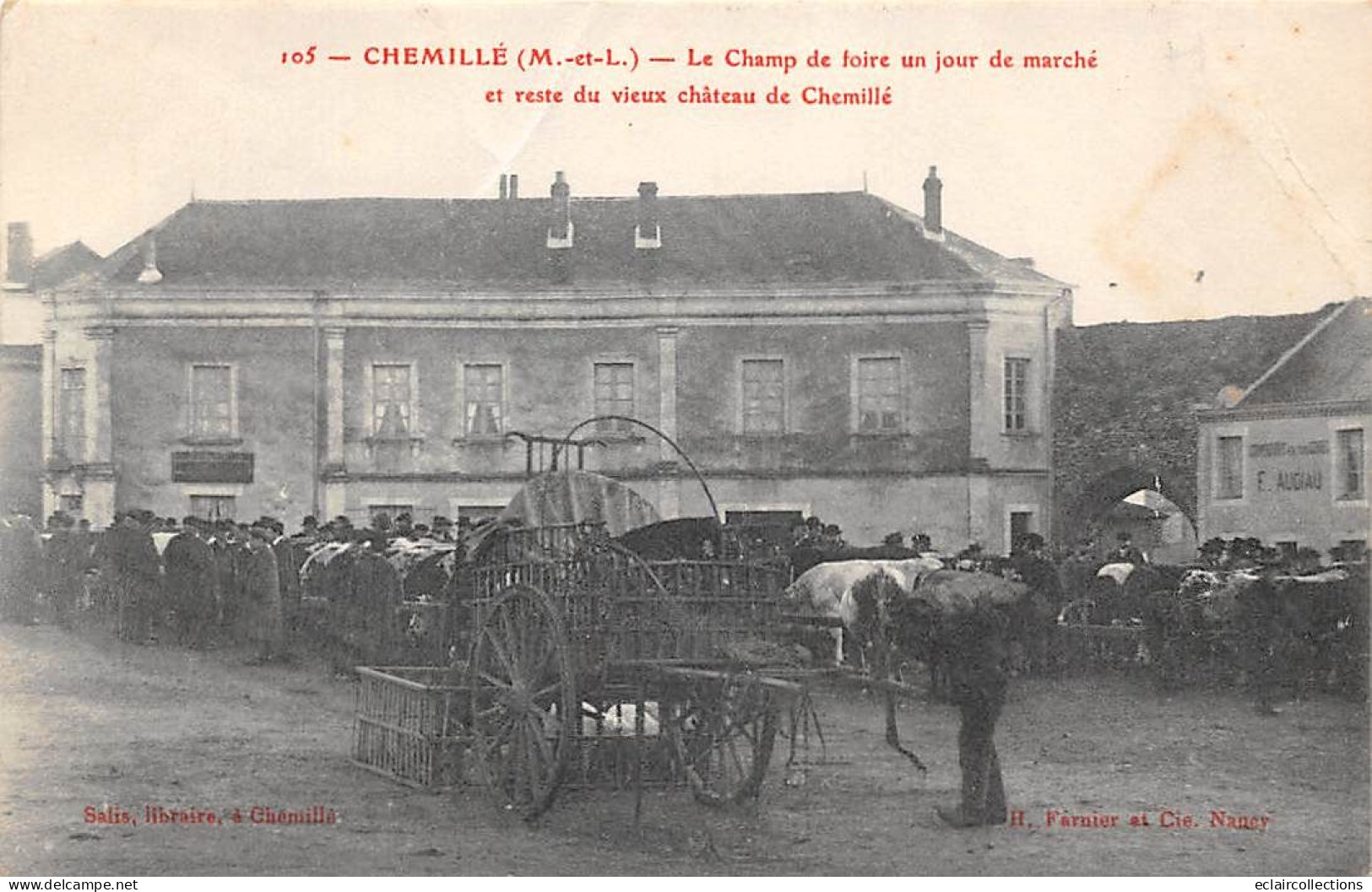 Chemillé      49         Champ De Foire Jour De Marché    N°  105     (voir Scan) - Chemille