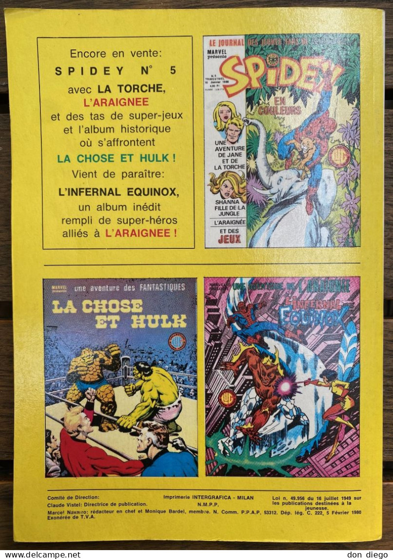 Strange N°122  5 Février 1980 Daredevil / Iron Man / L'Araignée/ La Torche Et Thor  Très Bon état - Strange