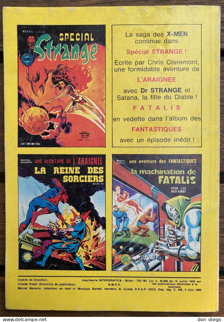 Strange N°162  Juin 1983 Daredevil / Iron Man / L'Araignée / Rom - Strange