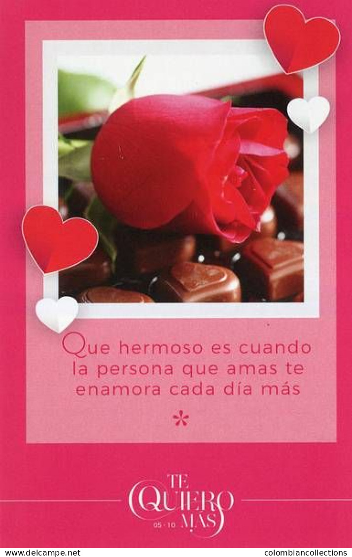 Lote PEP1528, Cuba, Entero Postal, Stationery, San Valentin, 5-10, I Love You More, Flower - Maximumkarten