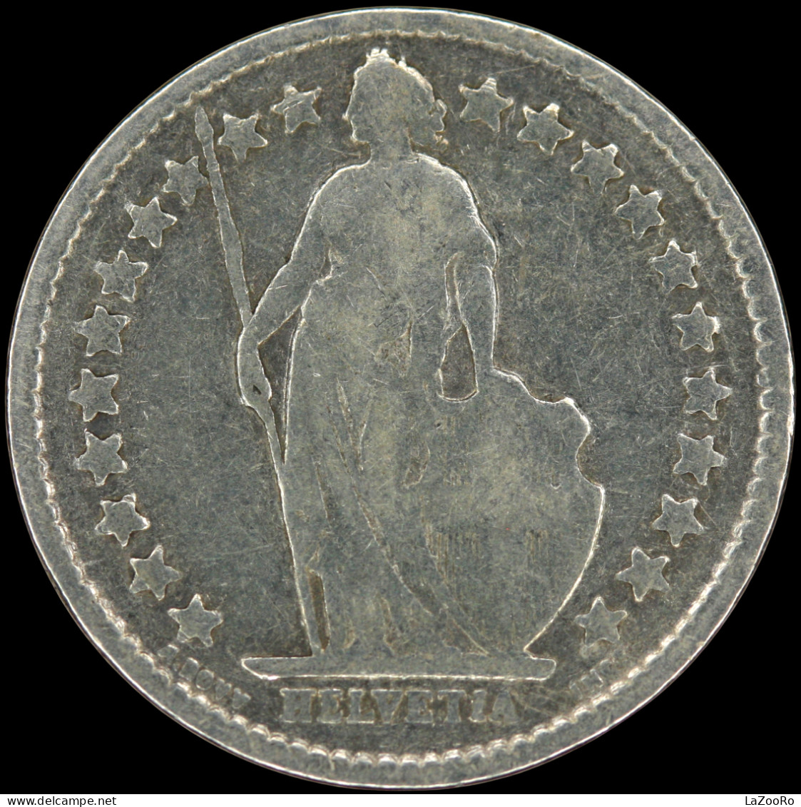 LaZooRo: Switzerland 1/2 Franc 1920 VF / XF - Silver - 1/2 Franken