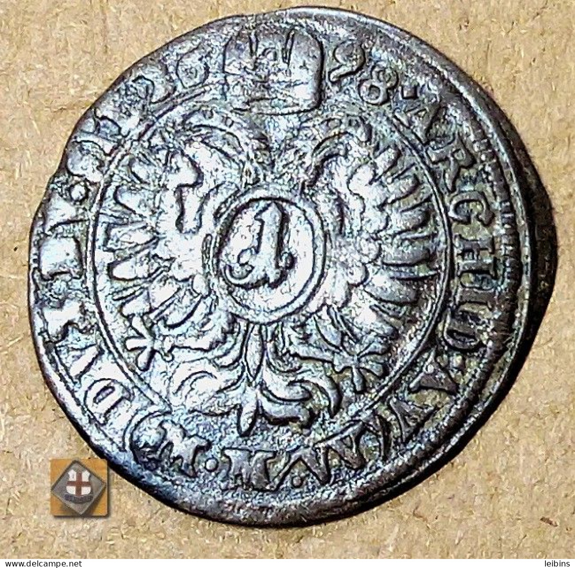 Bohemia Silesia 1698 MMW - 1 Silver Kreuzer (Leopold I, Wroclaw) /XF - Tsjechië