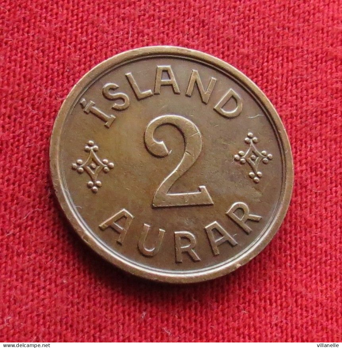 Iceland  2 Aurar 1940  Islandia Islande Island Ijsland W ºº - Islande