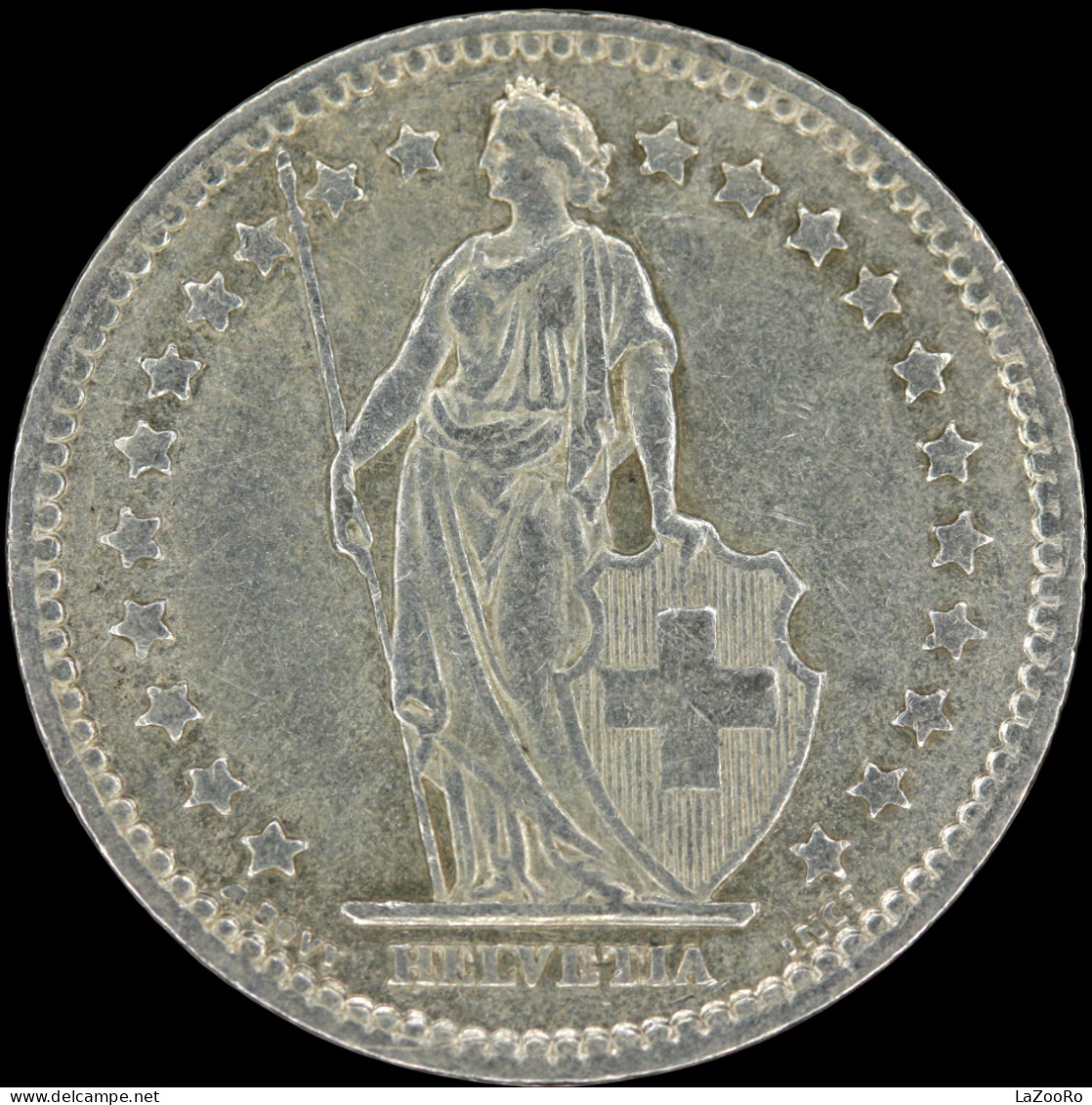 LaZooRo: Switzerland 1 Franc 1943 XF / UNC - Silver - 1 Franc